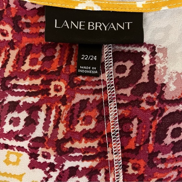 Lane Bryant Colorful Lightweight Tie Front Shawl Poncho - Size 22/24 - Picture 8 of 10